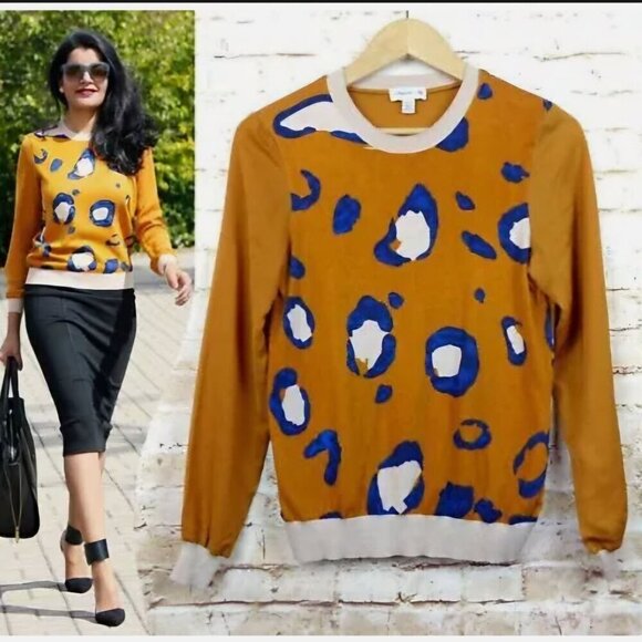 Phillip Lim X Target Unique Mixed Media Animal Print Crewneck Sweater Size XS - Picture 7 of 11